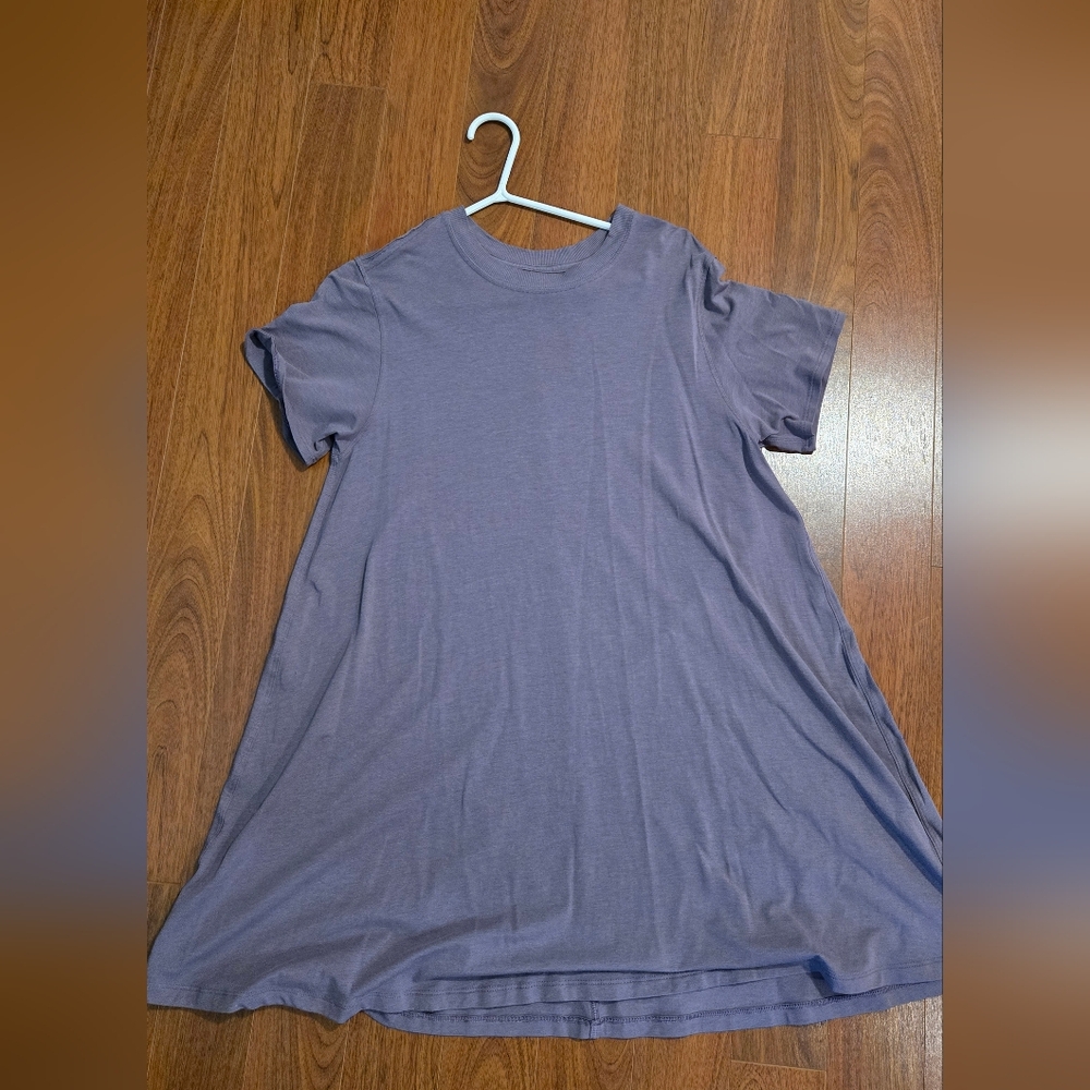 Lululemon Purple T-Shirt Dress